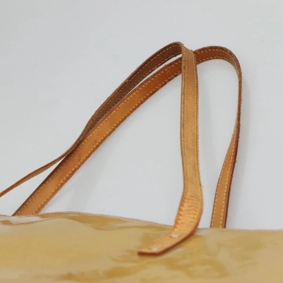 LOUIS VUITTON Monogram Vernis Reade GM Tote Bag Beige M91140 LV Auth 131138 - Picture 9 of 16